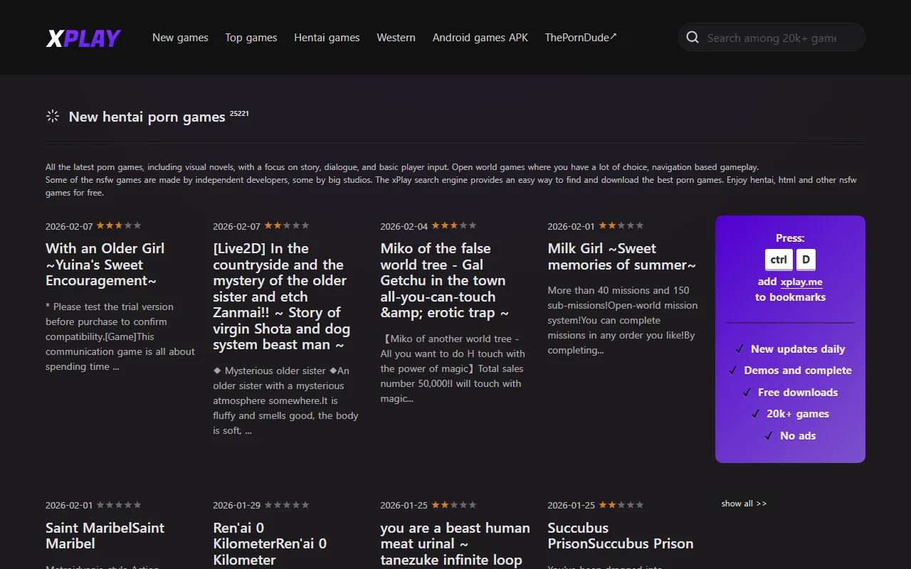 Screenshot of Xplay